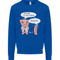 Bacon I'm Your Father Funny Food Diet Mens Sweatshirt Jumper Royal Blue