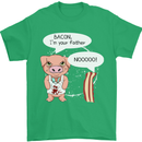 Bacon I'm Your Father Funny Food Diet Mens T-Shirt Cotton Gildan Irish Green