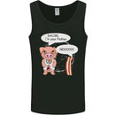 Bacon I'm Your Father Funny Food Diet Mens Vest Tank Top Black