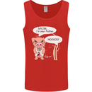 Bacon I'm Your Father Funny Food Diet Mens Vest Tank Top Red