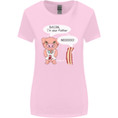 Bacon I'm Your Father Funny Food Diet Womens Wider Cut T-Shirt Light Pink