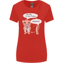 Bacon I'm Your Father Funny Food Diet Womens Wider Cut T-Shirt Red