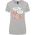 Bacon I'm Your Father Funny Food Diet Womens Wider Cut T-Shirt Sports Grey