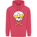 Bacon & Egg Skull & Crossbones Funny Childrens Kids Hoodie Heliconia