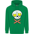 Bacon & Egg Skull & Crossbones Funny Childrens Kids Hoodie Irish Green