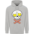 Bacon & Egg Skull & Crossbones Funny Childrens Kids Hoodie Sports Grey