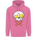 Bacon & Egg Skull & Crossbones Funny Mens 80% Cotton Hoodie Azelea