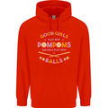 Bad Girls Play With Pool Balls 9-Ball Childrens Kids Hoodie Bright Red