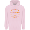 Bad Girls Play With Pool Balls 9-Ball Childrens Kids Hoodie Light Pink