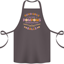 Bad Girls Play With Pool Balls 9-Ball Cotton Apron 100% Organic Dark Grey