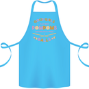 Bad Girls Play With Pool Balls 9-Ball Cotton Apron 100% Organic Turquoise