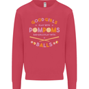 Bad Girls Play With Pool Balls 9-Ball Kids Sweatshirt Jumper Heliconia