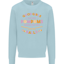Bad Girls Play With Pool Balls 9-Ball Kids Sweatshirt Jumper Light Blue