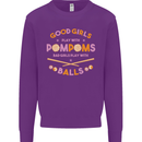 Bad Girls Play With Pool Balls 9-Ball Kids Sweatshirt Jumper Purple