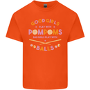 Bad Girls Play With Pool Balls 9-Ball Kids T-Shirt Childrens Orange