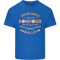 Bad Girls Play With Pool Balls 9-Ball Kids T-Shirt Childrens Royal Blue
