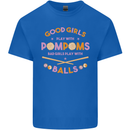 Bad Girls Play With Pool Balls 9-Ball Kids T-Shirt Childrens Royal Blue