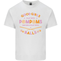 Bad Girls Play With Pool Balls 9-Ball Kids T-Shirt Childrens White