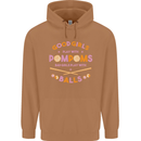 Bad Girls Play With Pool Balls 9-Ball Mens 80% Cotton Hoodie Caramel Latte