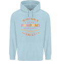 Bad Girls Play With Pool Balls 9-Ball Mens 80% Cotton Hoodie Light Blue