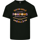 Bad Girls Play With Pool Balls 9-Ball Mens Cotton T-Shirt Tee Top Black