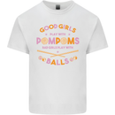 Bad Girls Play With Pool Balls 9-Ball Mens Cotton T-Shirt Tee Top White