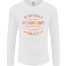 Bad Girls Play With Pool Balls 9-Ball Mens Long Sleeve T-Shirt White
