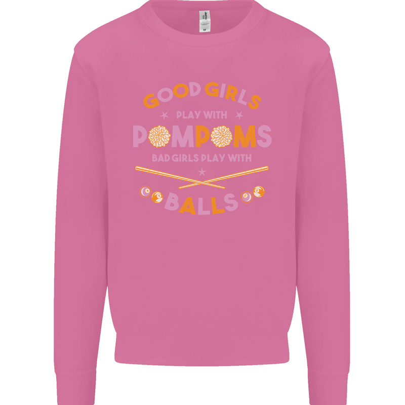 Bad Girls Play With Pool Balls 9-Ball Mens Sweatshirt Jumper Azalea