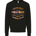 Bad Girls Play With Pool Balls 9-Ball Mens Sweatshirt Jumper Black