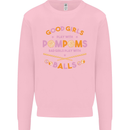 Bad Girls Play With Pool Balls 9-Ball Mens Sweatshirt Jumper Light Pink