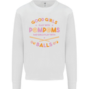 Bad Girls Play With Pool Balls 9-Ball Mens Sweatshirt Jumper White