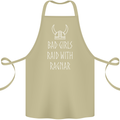 Bad Girls Raid With Ragnar Vikings Valhalla Cotton Apron 100% Organic Khaki