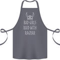 Bad Girls Raid With Ragnar Vikings Valhalla Cotton Apron 100% Organic Steel