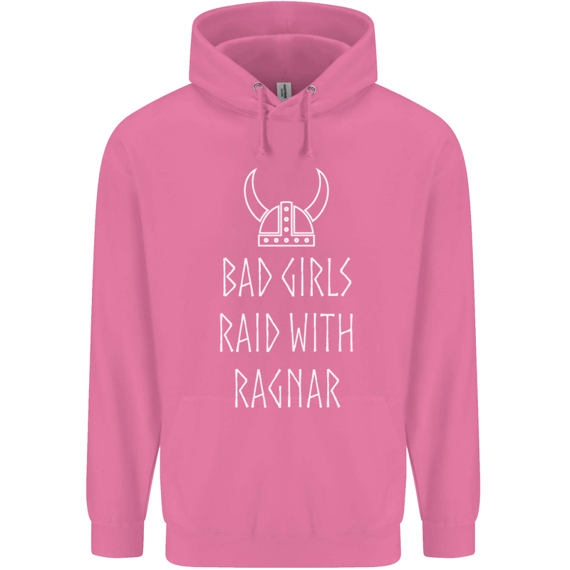 Bad Girls Raid With Ragnar Vikings Valhalla Mens 80% Cotton Hoodie Azelea
