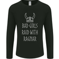 Bad Girls Raid With Ragnar Vikings Valhalla Mens Long Sleeve T-Shirt Black
