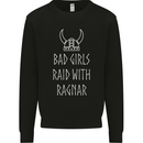 Bad Girls Raid With Ragnar Vikings Valhalla Mens Sweatshirt Jumper Black