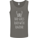 Bad Girls Raid With Ragnar Vikings Valhalla Mens Vest Tank Top Charcoal