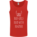 Bad Girls Raid With Ragnar Vikings Valhalla Mens Vest Tank Top Red