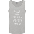 Bad Girls Raid With Ragnar Vikings Valhalla Mens Vest Tank Top Sports Grey