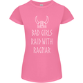 Bad Girls Raid With Ragnar Vikings Valhalla Womens Petite Cut T-Shirt Azalea