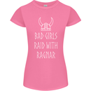 Bad Girls Raid With Ragnar Vikings Valhalla Womens Petite Cut T-Shirt Azalea