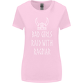 Bad Girls Raid With Ragnar Vikings Valhalla Womens Wider Cut T-Shirt Light Pink