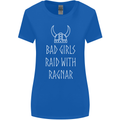 Bad Girls Raid With Ragnar Vikings Valhalla Womens Wider Cut T-Shirt Royal Blue