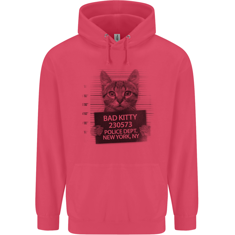 Bad Kitty New York City Police Dept. Childrens Kids Hoodie Heliconia