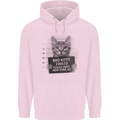 Bad Kitty New York City Police Dept. Childrens Kids Hoodie Light Pink