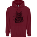 Bad Kitty New York City Police Dept. Childrens Kids Hoodie Maroon