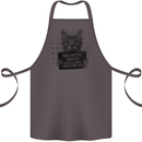 Bad Kitty New York City Police Dept. Cotton Apron 100% Organic Dark Grey
