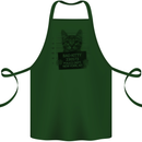Bad Kitty New York City Police Dept. Cotton Apron 100% Organic Forest Green
