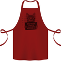 Bad Kitty New York City Police Dept. Cotton Apron 100% Organic Maroon