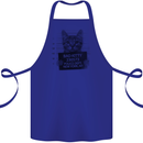 Bad Kitty New York City Police Dept. Cotton Apron 100% Organic Royal Blue